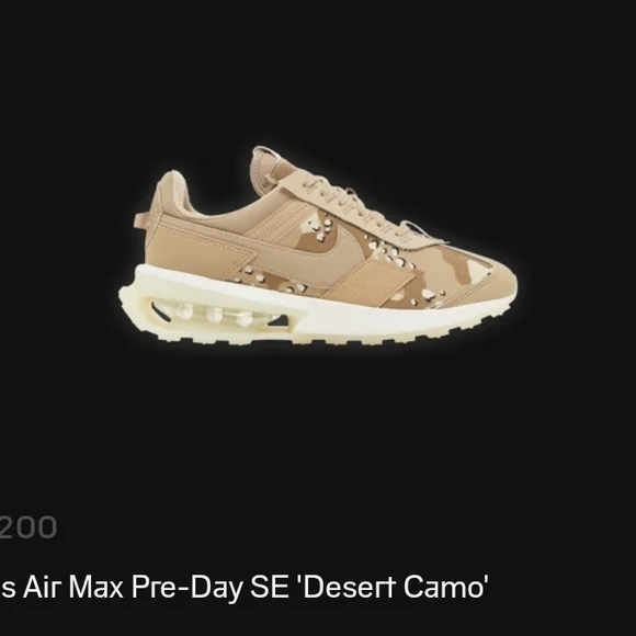 Nike Air Max Pre-Day SE Tan and Cream Sneakers - Picture 1 of 2